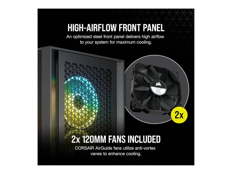 Corsair 4000D Airflow Tempered Glass Computer Case, ATX Mid Tower