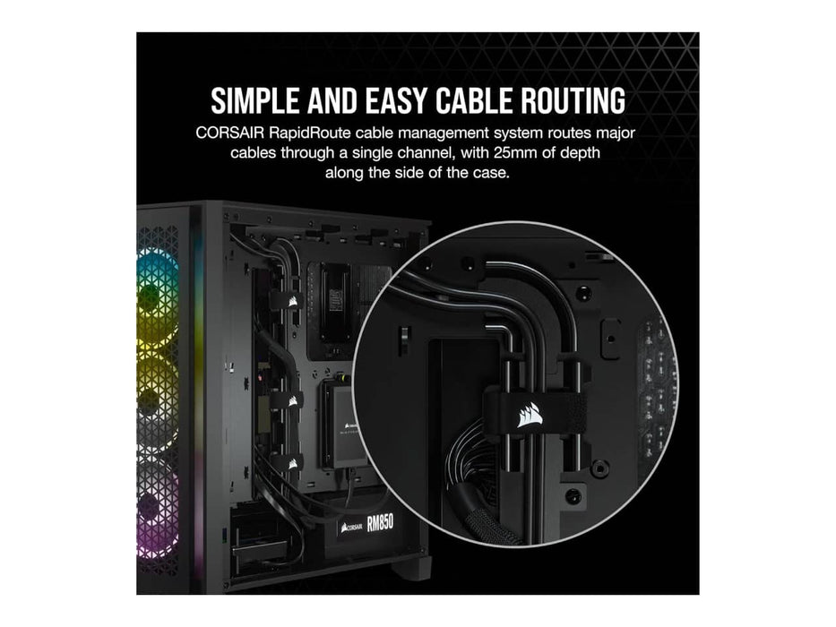 Corsair 4000D Airflow Tempered Glass Computer Case, ATX Mid Tower