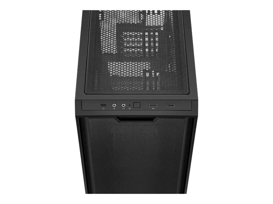 ASUS A21 Micro-ATX Black Edition Computer Case, 380mm Graphics Card Support, 360mm AIO Cooler Support (A21/BLK)