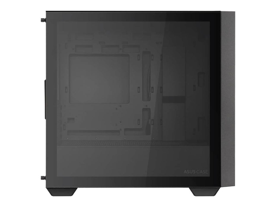 ASUS A21 Micro-ATX Black Edition Computer Case, 380mm Graphics Card Support, 360mm AIO Cooler Support (A21/BLK)