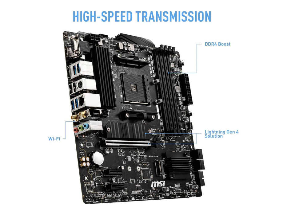 MSI B550M Pro-VDH WiFi, AMD AM4, Micro ATX Motherboard