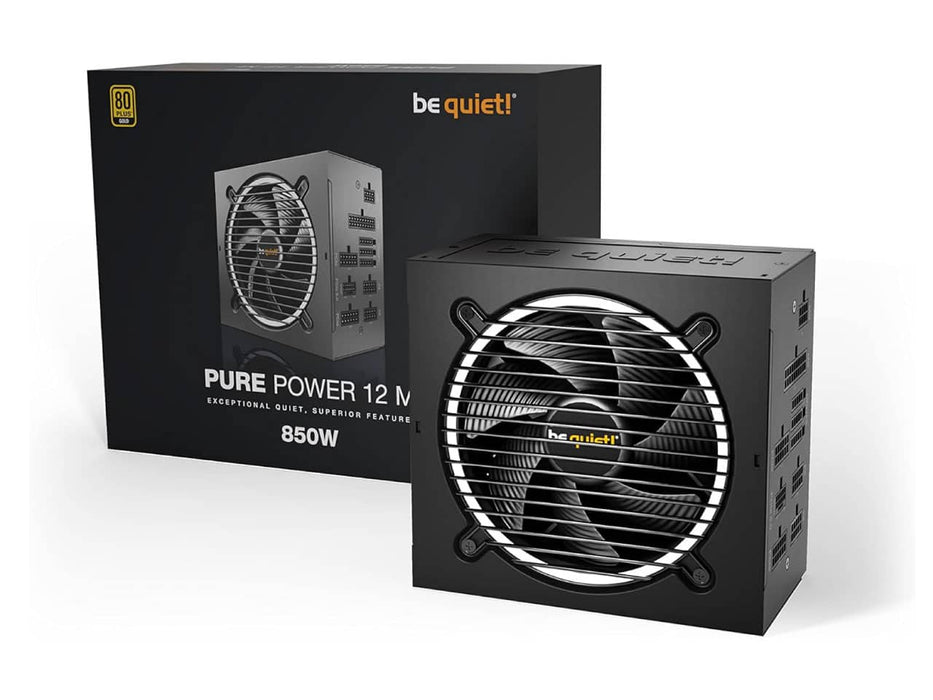 Be Quiet! Pure Power 850W Power Supply (850W, 80 Plus Gold, Fully Modular) - BN505