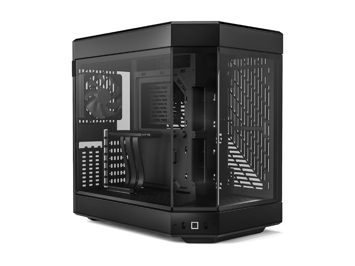 HYTE Y60 Dual Chamber Computer Case, ATX Mid Tower, Black, Tempered Gl ...