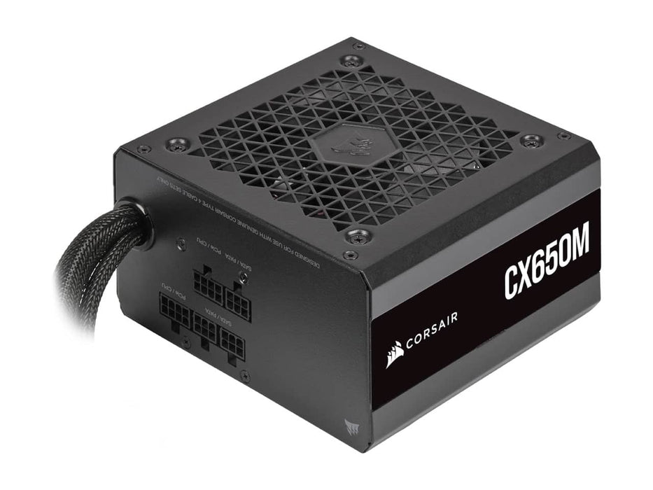 Corsair CX-M Series CX650M ATX Power Supply (650w, 80 Plus Bronze, Semi Modular)