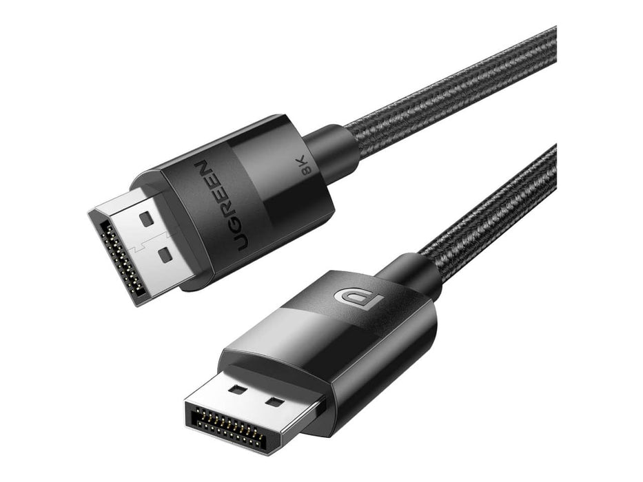 UGreen 8k Braided DisplayPort 1.4 Display Cable, 6ft (8K@60Hz, 4K@144Hz, 1080p@240Hz)