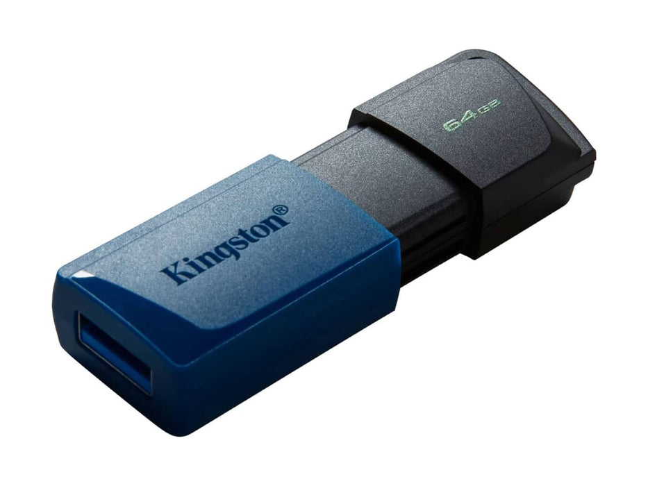 Kingston DataTraveler Exodia M 64GB USB 3.2 Flash Drive (Black + Blue)