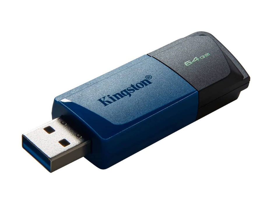 Kingston DataTraveler Exodia M 64GB USB 3.2 Flash Drive (Black + Blue)