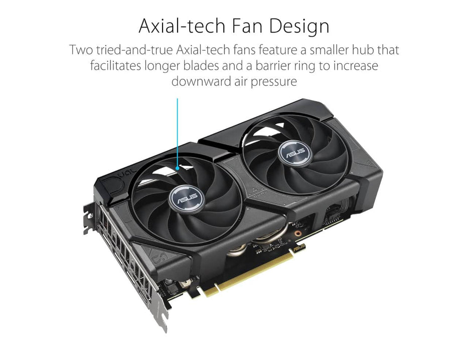 ASUS Dual GeForce RTX 4060 Ti EVO OC Edition Graphics Card (8GB GDDR6) DUAL-RTX4060TI-O8G-EVO