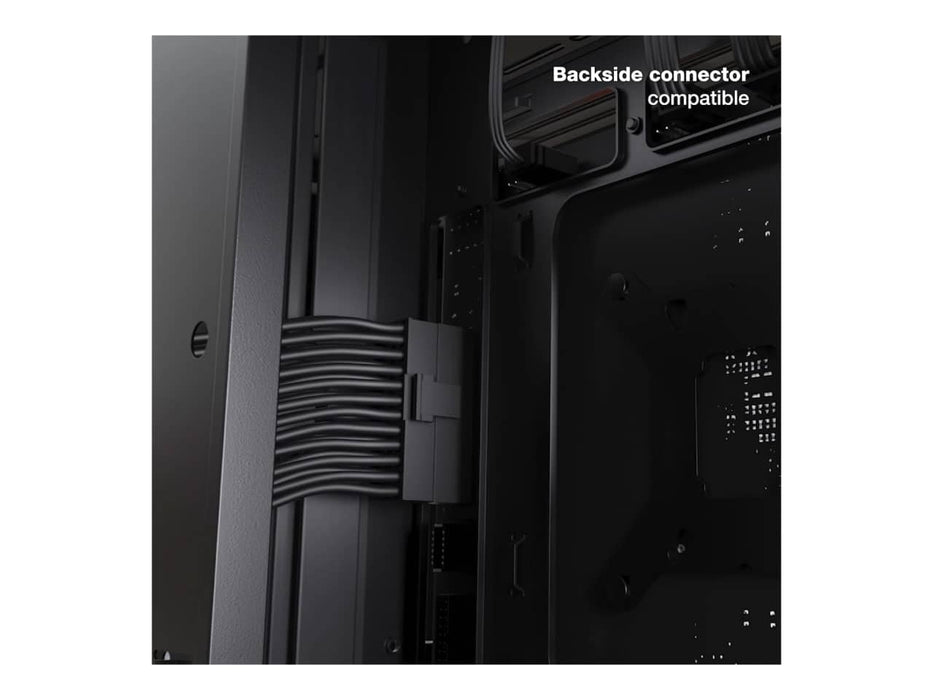 Be Quiet! Light Base 600 LX White Computer Case, ARGB, Fully Windowed Front and Side Panel, 2x 360mm AIO Cooler Support (BGW68)