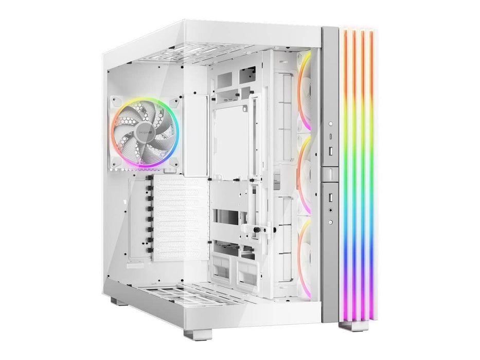 Be Quiet! Light Base 900 FX White Computer Case, ARGB, Fully Windowed Front and Side Panel, 2x 420mm AIO Cooler Support (BGW72)