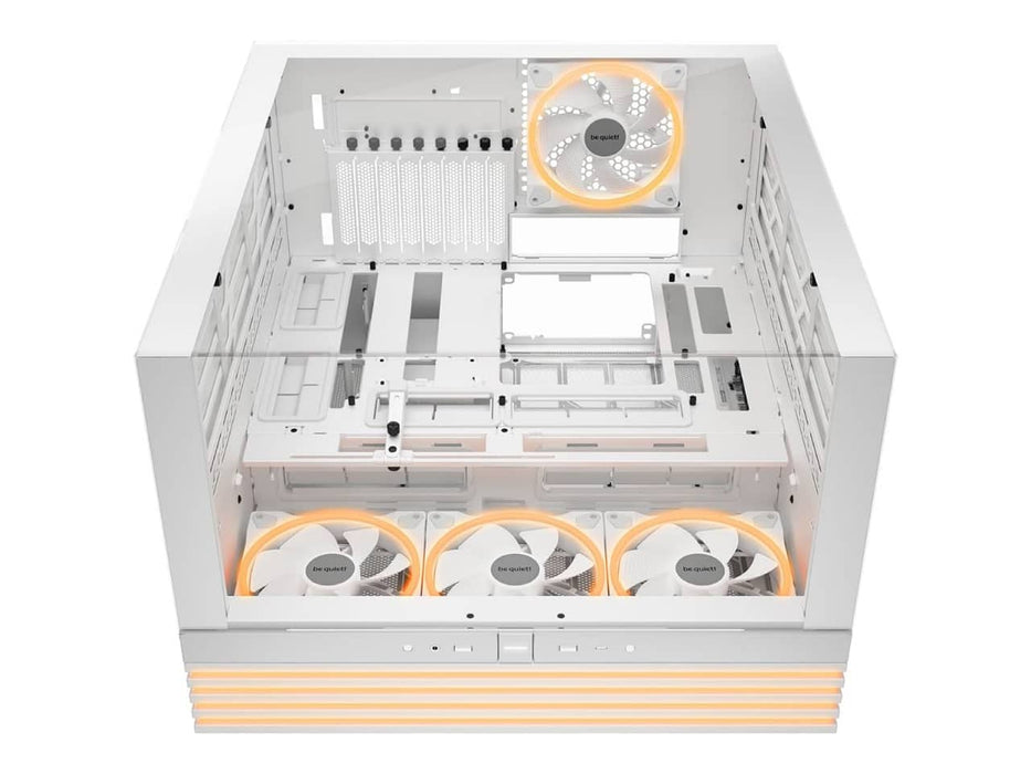 Be Quiet! Light Base 900 FX White Computer Case, ARGB, Fully Windowed Front and Side Panel, 2x 420mm AIO Cooler Support (BGW72)