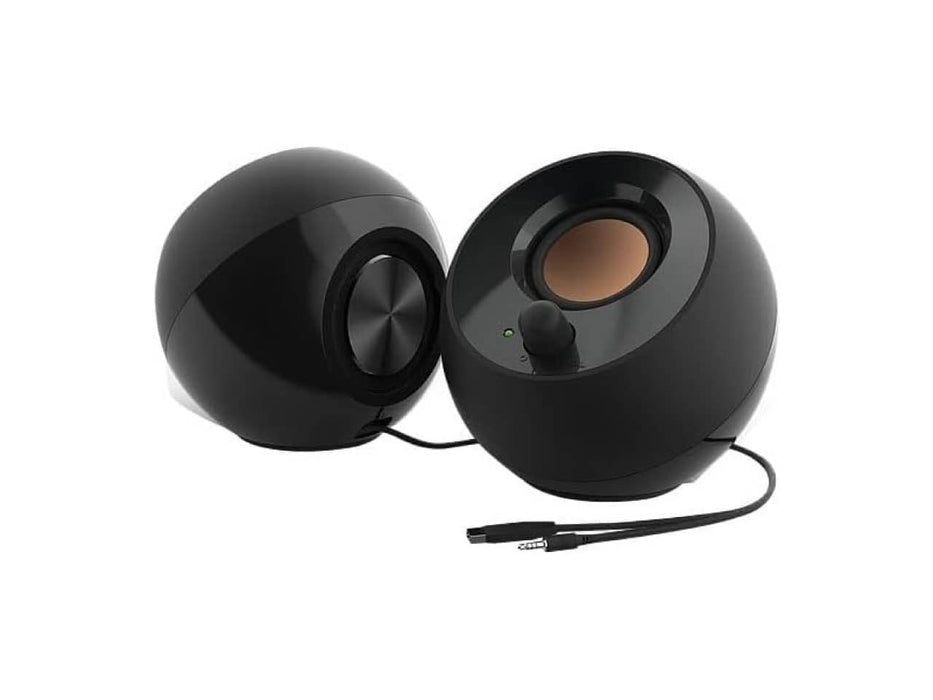 Creative Pebble 2.0 USB-Powered Desktop Speakers (Black)