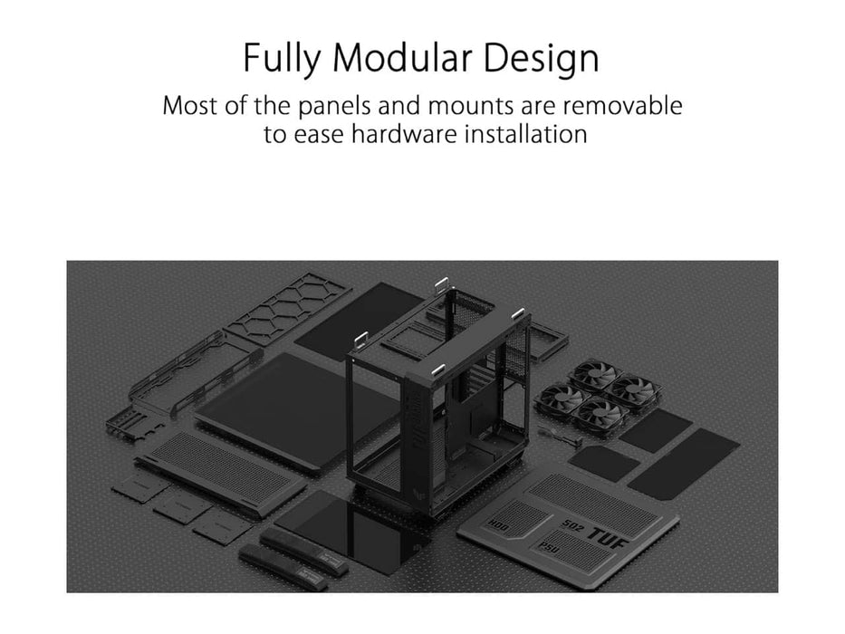 ASUS TUF Gaming GT502 ATX Mid Tower Computer Case
