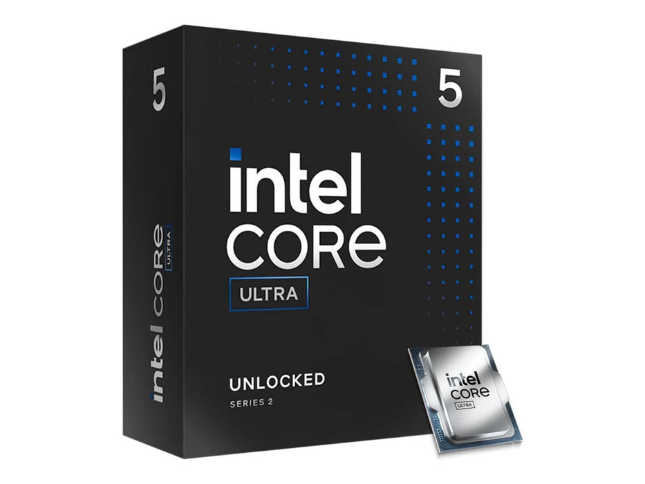 Intel Core Ultra 5 245K, LGA 1851 Socket, Core Ultra 5 (Series 2), Arrow Lake 14-Core (6P+8E) Desktop Processor