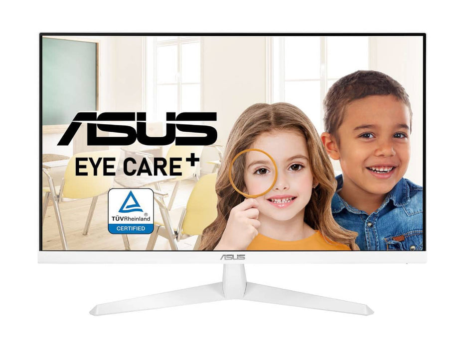 ASUS VY279HE-W Eye Care Monitor, 27-inch, FHD (1920x1080), 75Hz, IPS, Blue Light Filter, 1ms, White