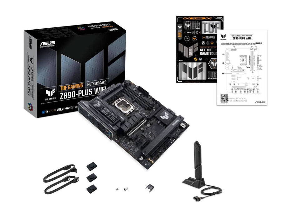 ASUS TUF Gaming Z890-Plus WiFi, LGA 1851, DDR5, Intel Core Ultra Series 2 Ready ATX Motherboard